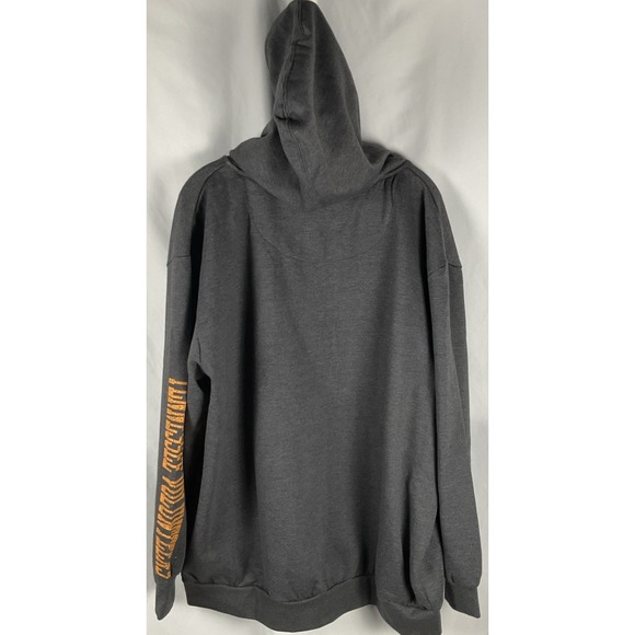 Fanatics Tennessee Volunteers Mens Gray Full Zip Hoodie 2XL‎ Front Pocket Jacket - Picture 3 of 11